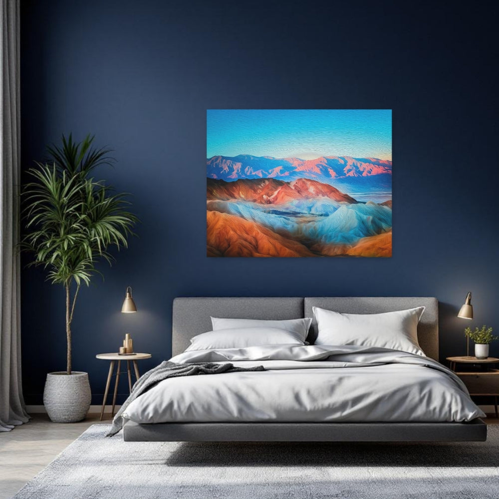 Death Valley, California | Desert Valley at Sunrise | Original Series Gallery Canvas detail