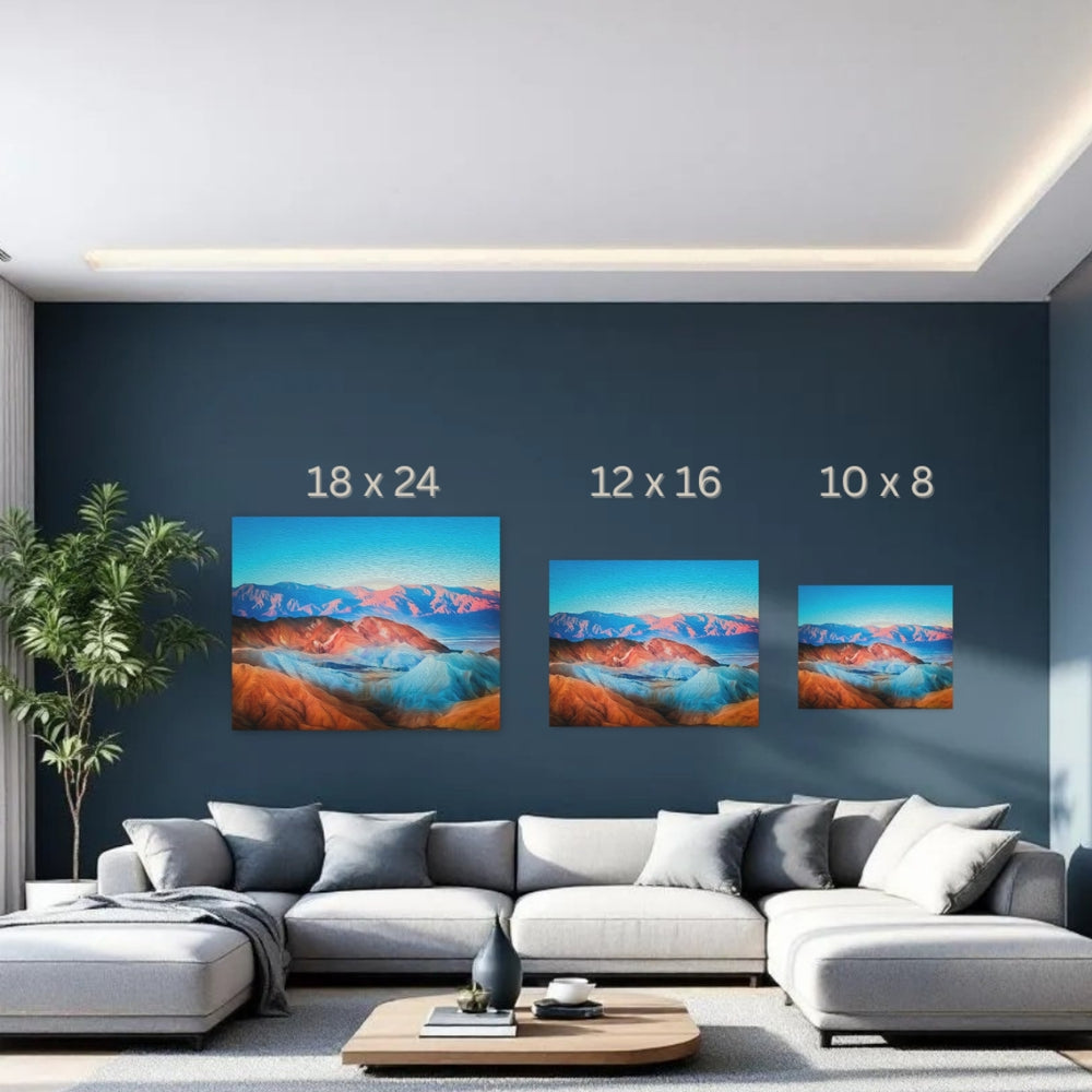 Death Valley, California | Desert Valley at Sunrise | Original Series Gallery Canvas detail
