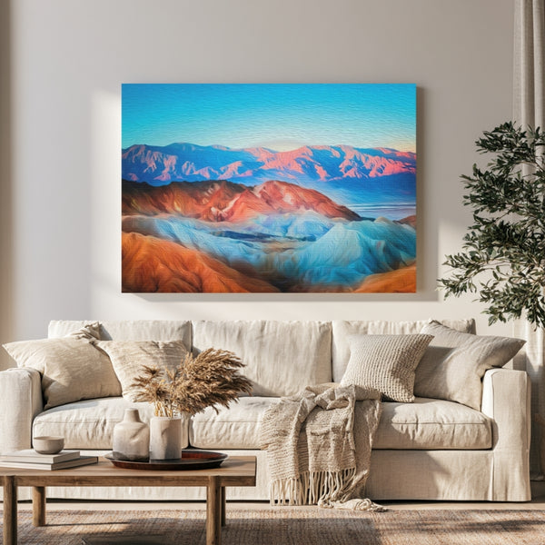 Death Valley, California | Zabriskie Point Badlands at Sunrise | Original Series Gallery Canvas