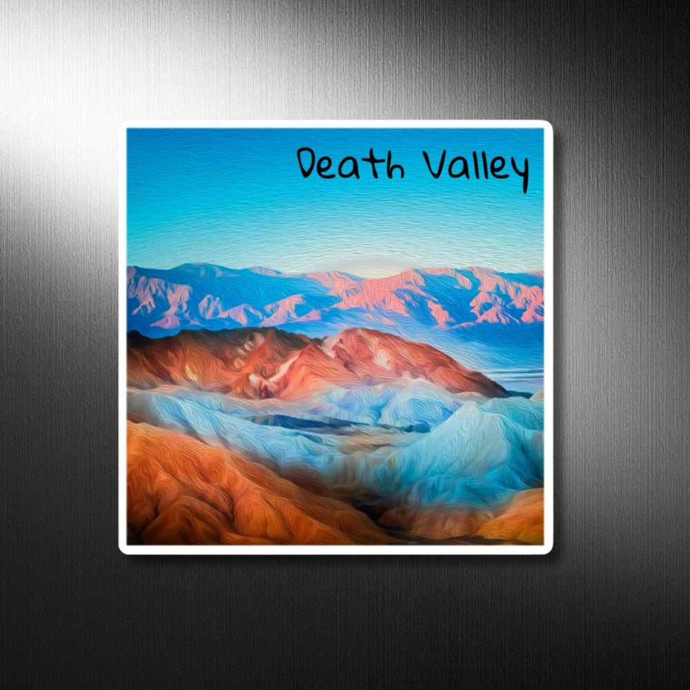 Death Valley, California | Desert Valley at Sunrise | Original Series Decorative Magnet