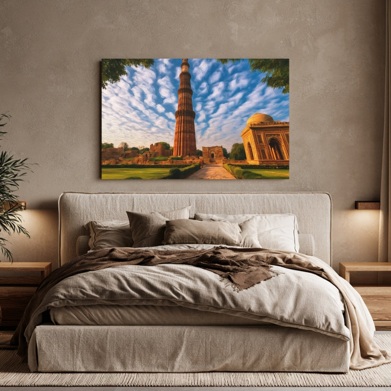 Qutb Minar Delhi Ruins — Delhi, India, view 6