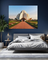 Delhi Lotus-Shaped Temple — study 1 thumbnail
