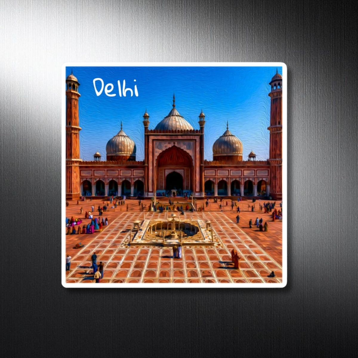Jama Masjid Grand Courtyard — Delhi, India, study 1