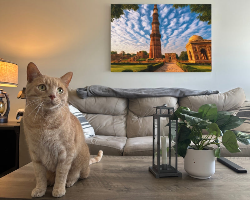 Qutb Minar Delhi Ruins — Delhi, India, view 2
