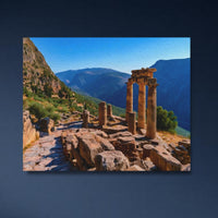 Ancient Temple Ruins Mountains — close-up thumbnail