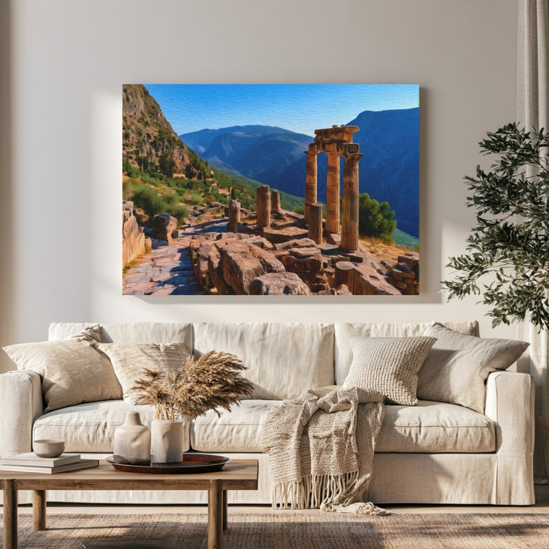 Tholos Of The Sanctuary Of Athena Pronaia — Delphi, Greece, view 1