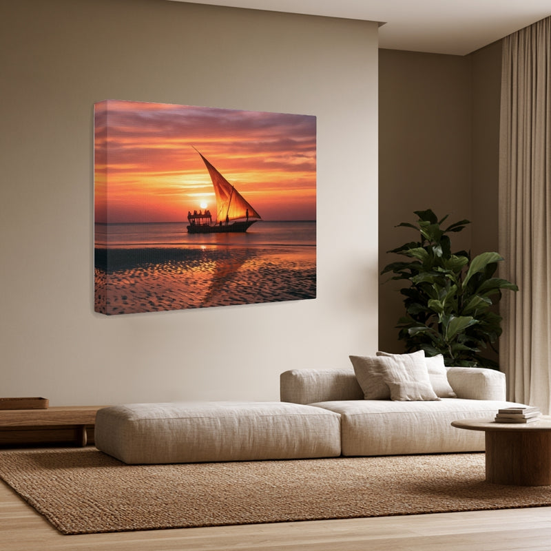 Diani Beach Dhow Sunset — Diani Beach, Kenya, view 3