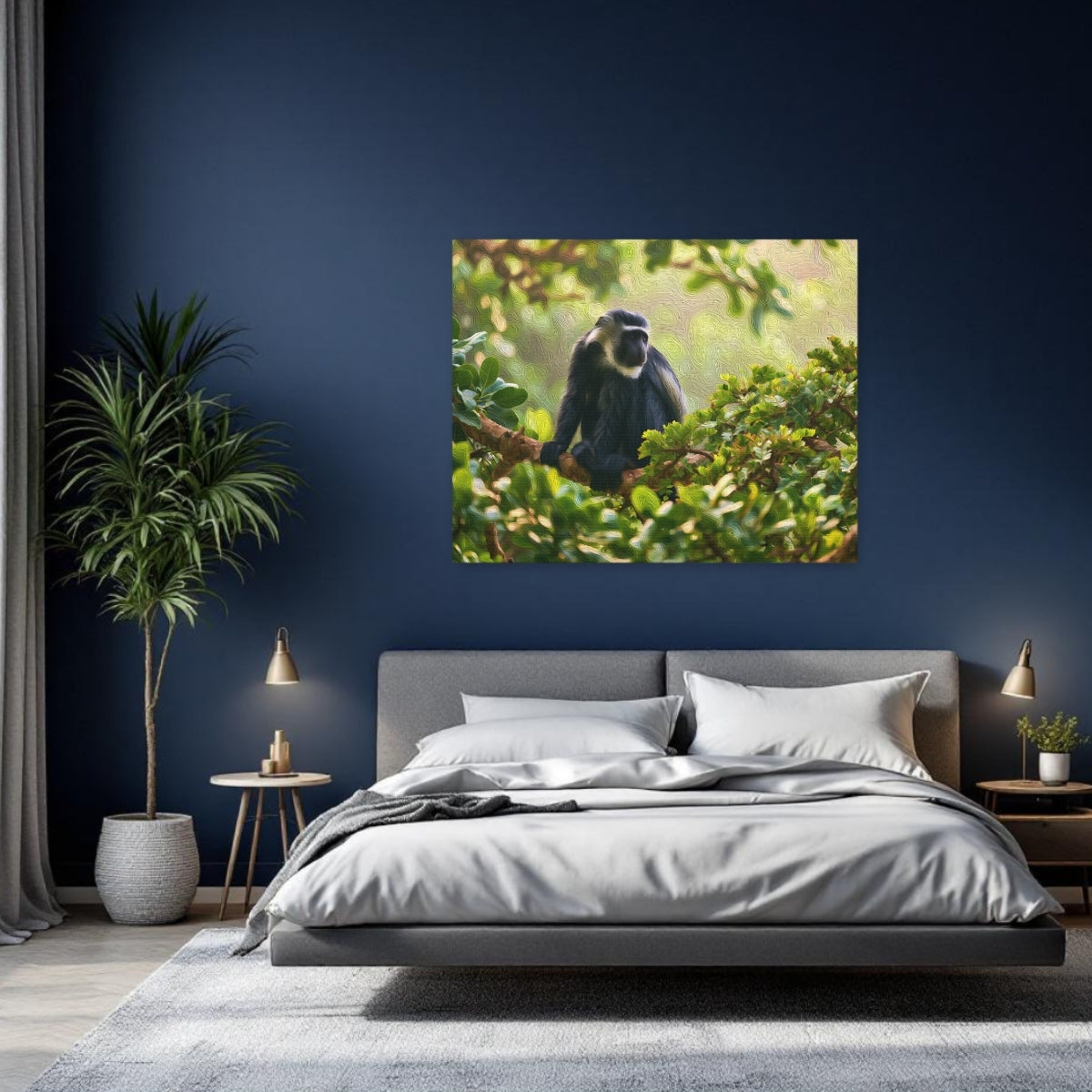 Colobus Monkey Forest Canopy — Diani Beach, Kenya, study 2