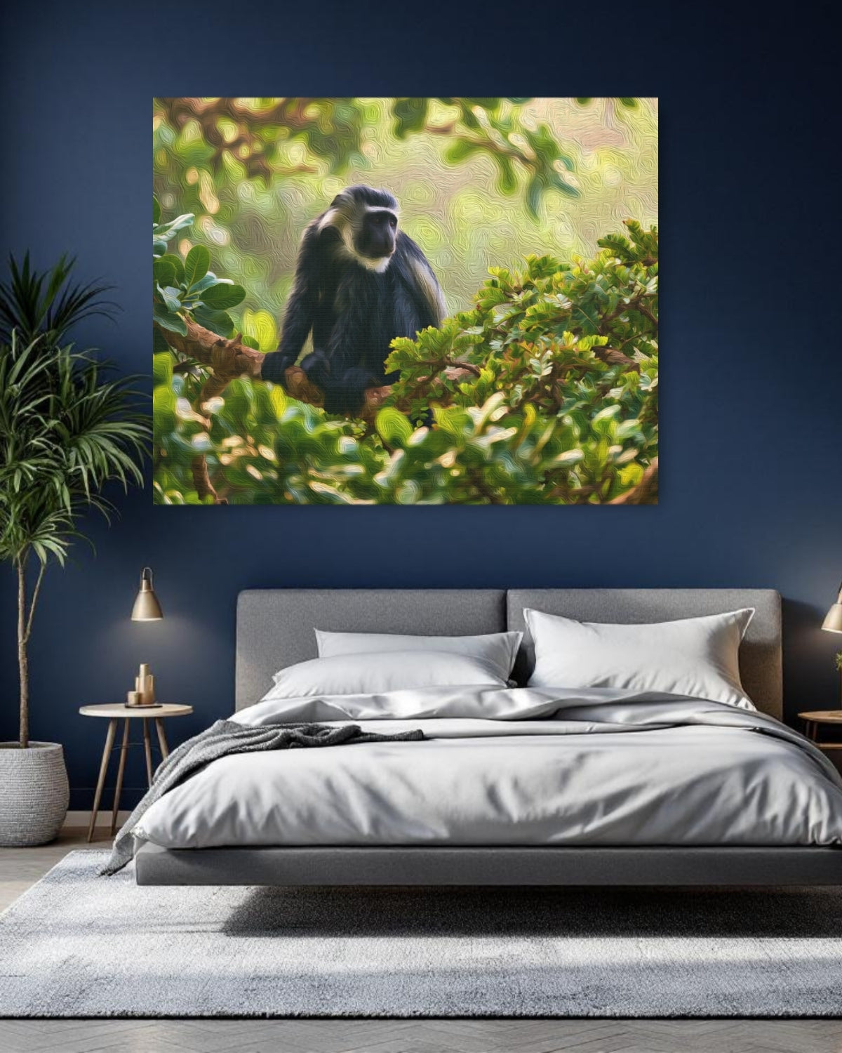 Colobus Monkey Forest Canopy — Diani Beach, Kenya, study 1