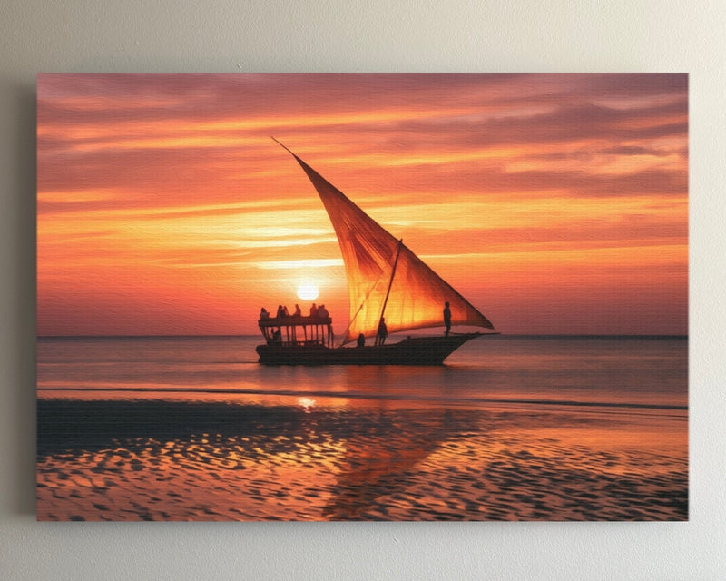 Diani Beach Dhow Sunset — Diani Beach, Kenya
