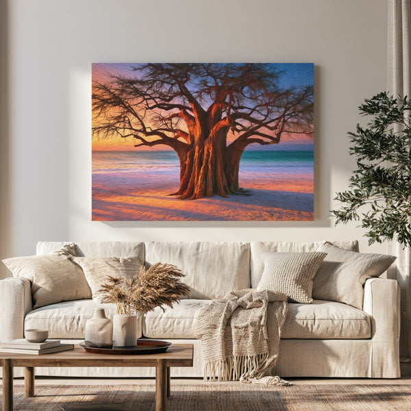 Diani Beach, Kenya | Baobab Tree Diani Beach | Original Series Gallery Canvas