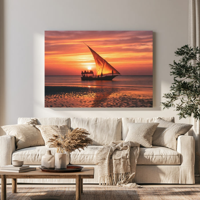 Diani Beach Dhow Sunset