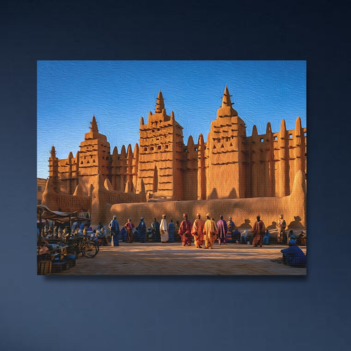 Great Mosque Market Day — Djenné, Mali, close-up detail