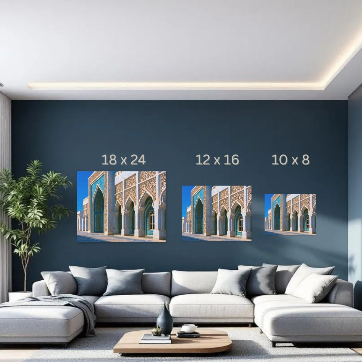 Doha, Qatar | Katara Cultural Village Arcades | Original Series Gallery Canvas detail