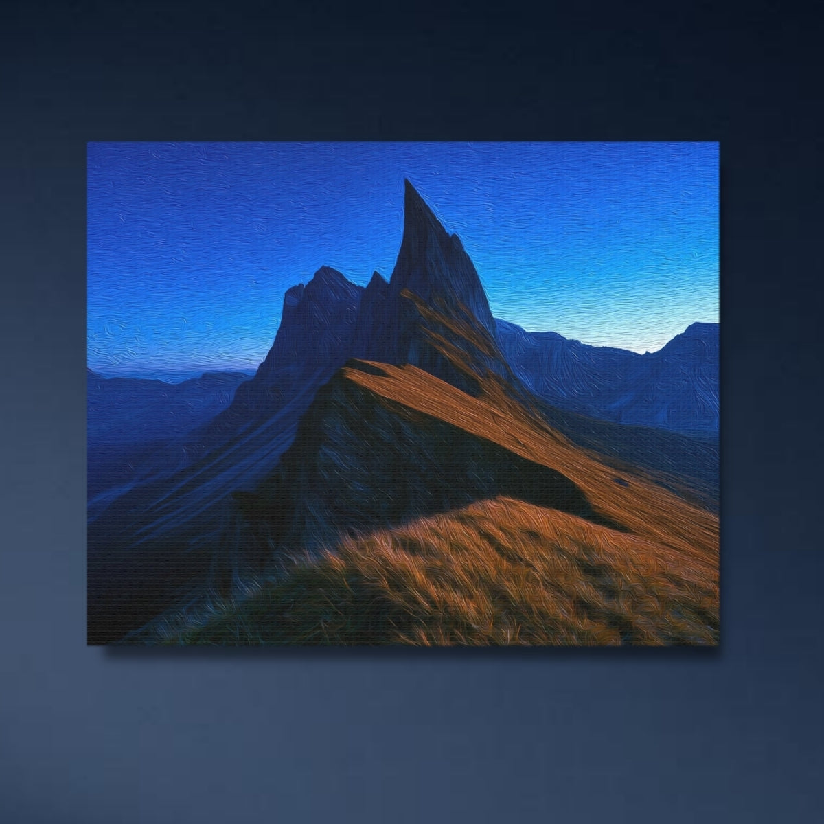 Seceda Ridge Dolomites Peak — Dolomites, Italy, study 4
