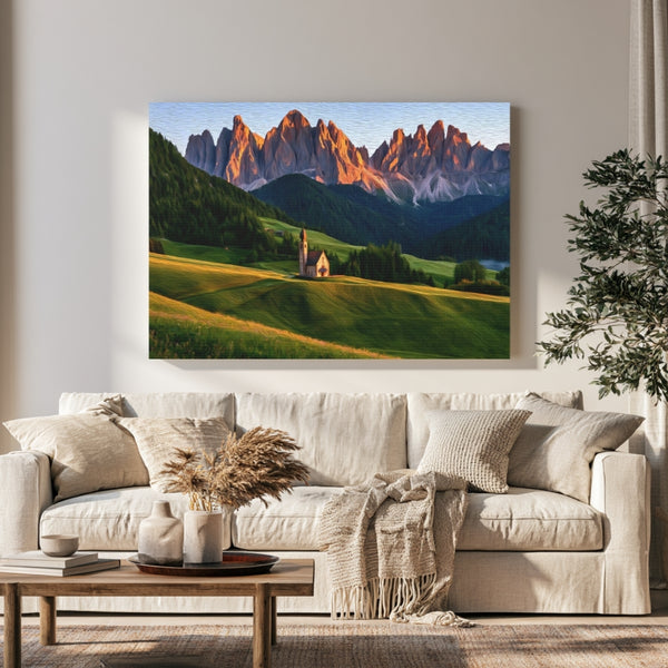 St Johann Chapel Dolomites