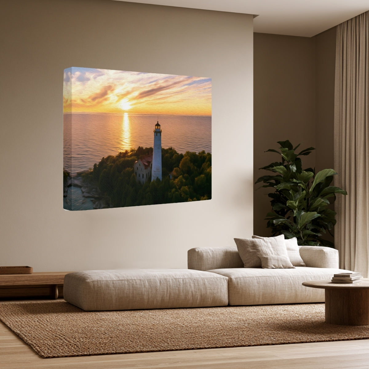 Cana Island Lighthouse Sunset — Door County, Wisconsin, view 2