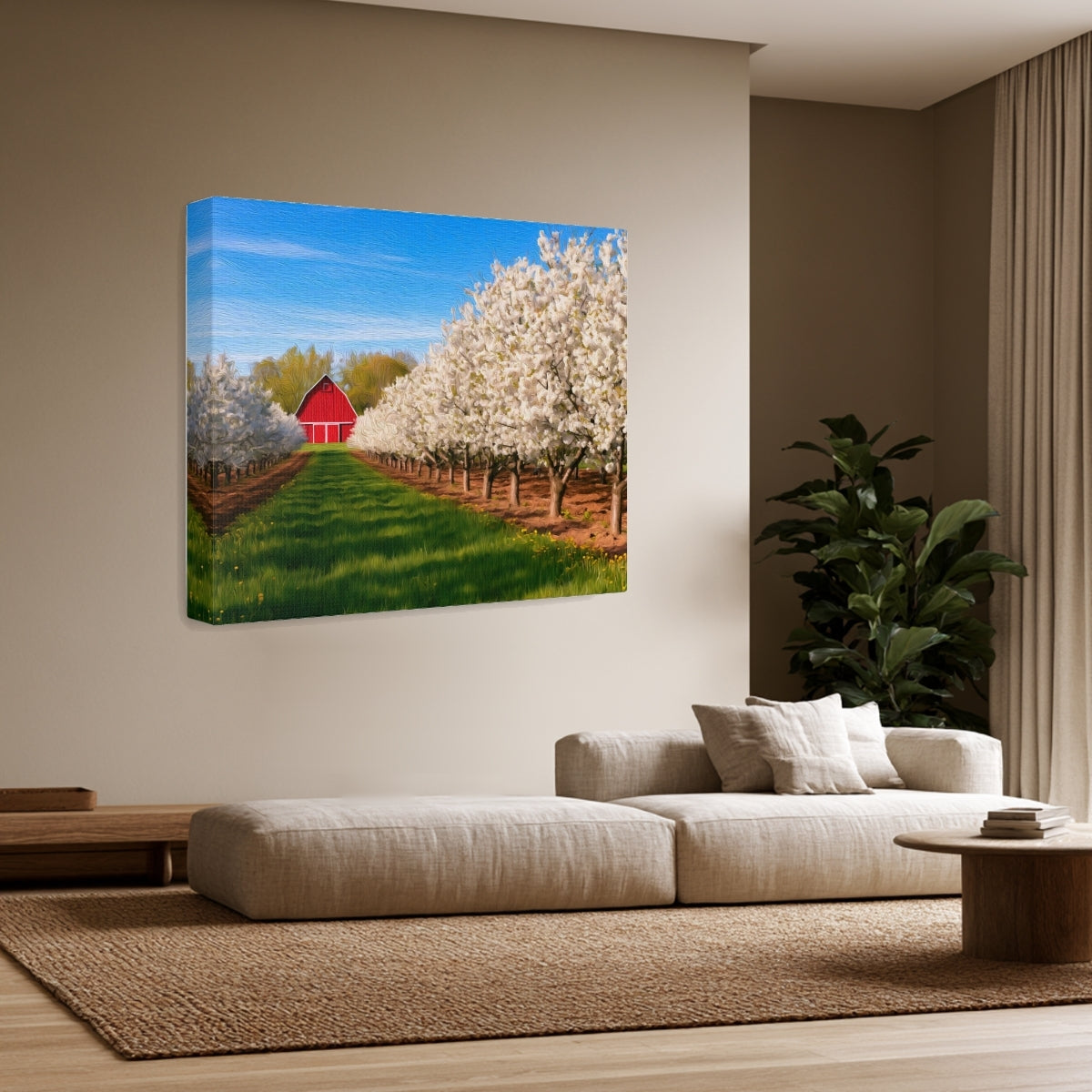 Cherry Orchard Red Barn — Door County, Wisconsin, view 2