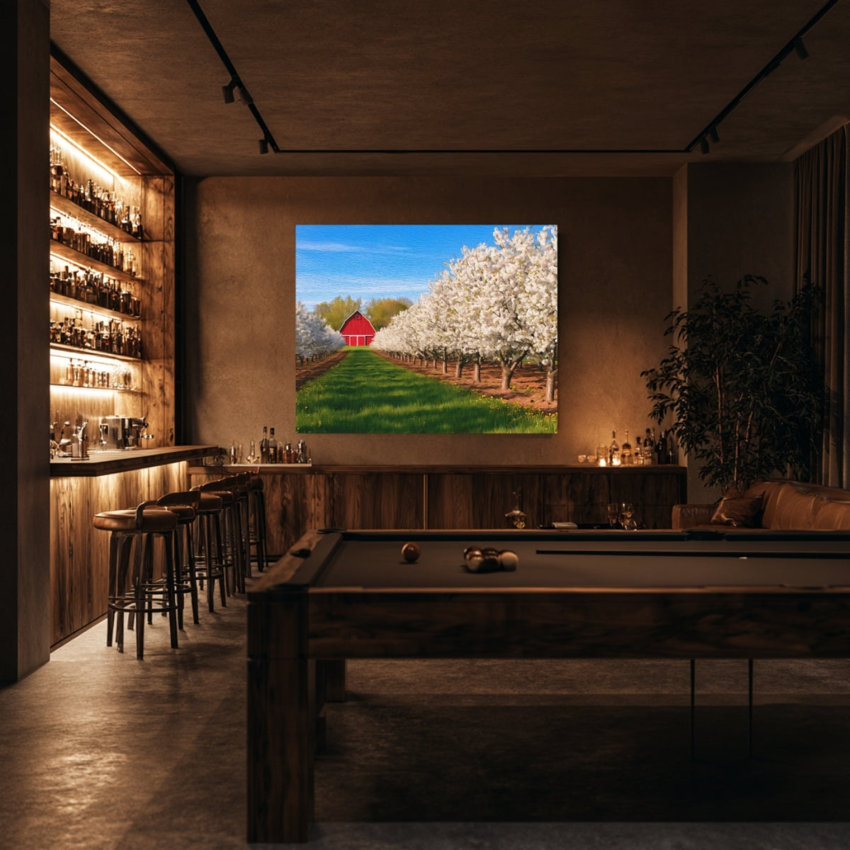 Cherry Orchard Red Barn — Door County, Wisconsin, view 5