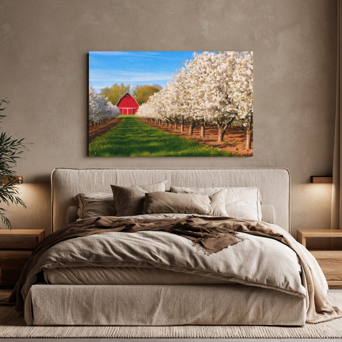 Cherry Orchard Red Barn — Door County, Wisconsin, view 4