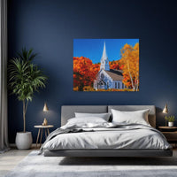 Autumn Country Church Steeple — study 2 thumbnail