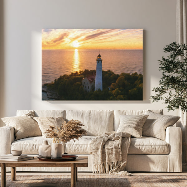 Cana Island Lighthouse Sunset