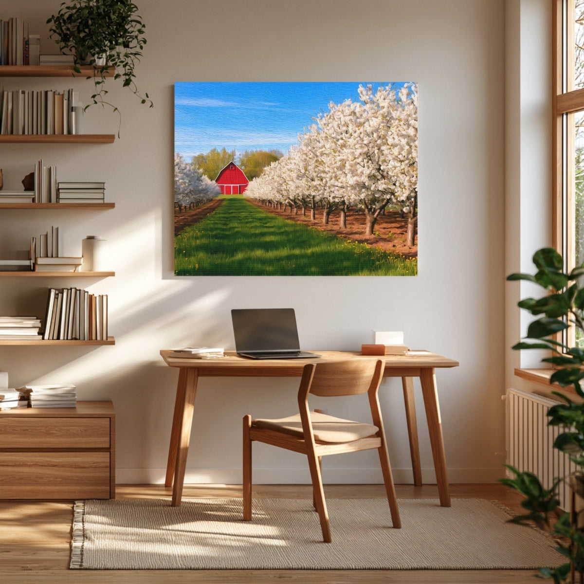Cherry Orchard Red Barn — Door County, Wisconsin, view 3