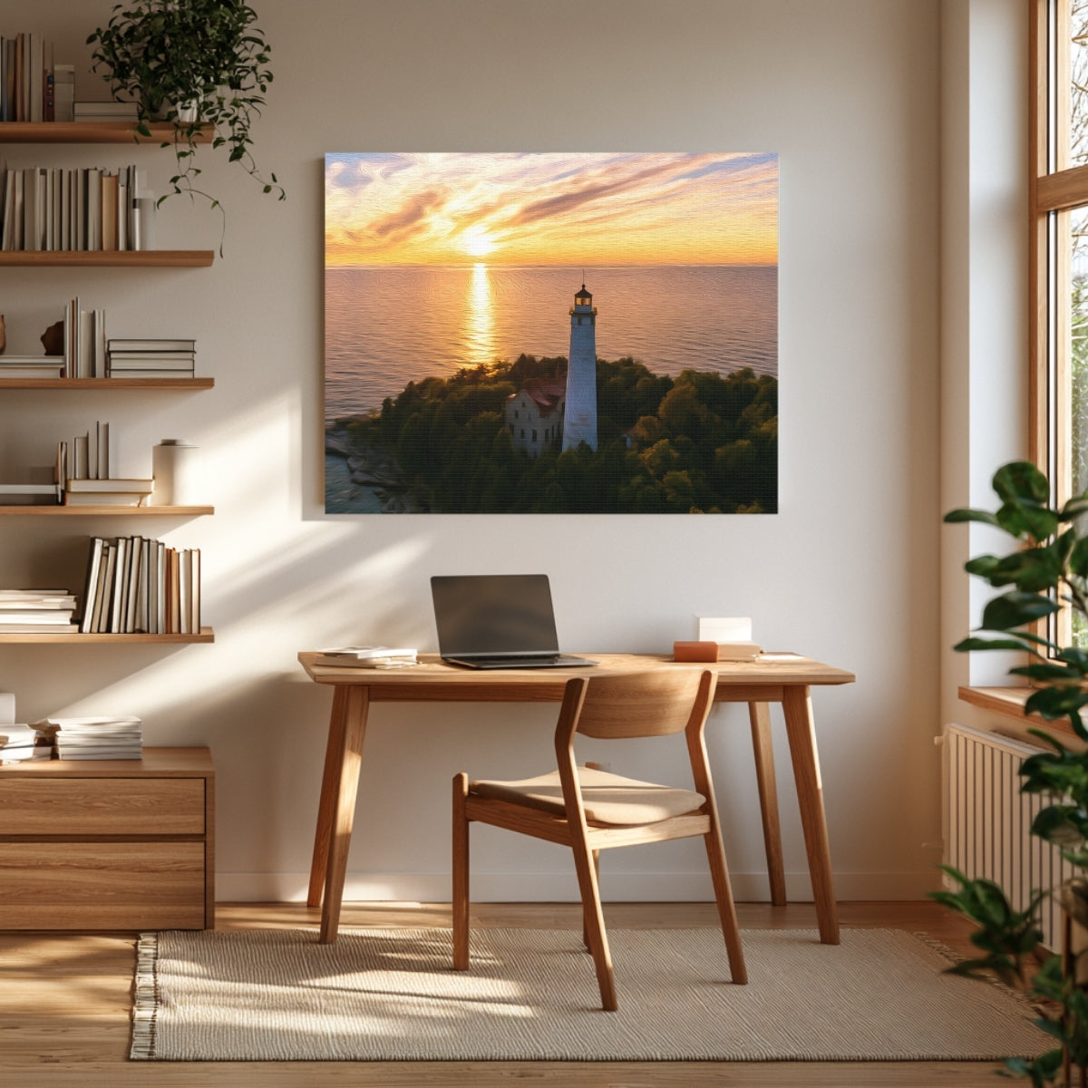 Cana Island Lighthouse Sunset — Door County, Wisconsin, view 3