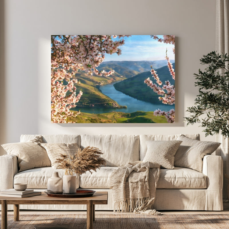 Douro Valley River Bend in a room — Douro Valley, Portugal