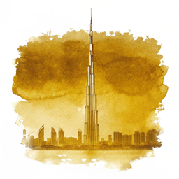 Dubai canvas wall art