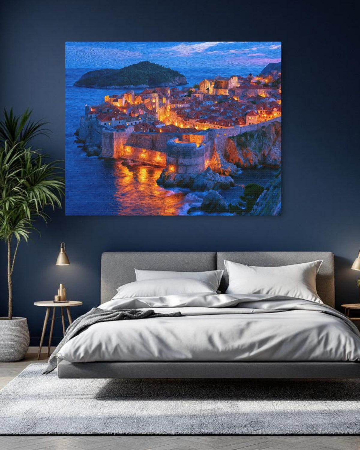 Dubrovnik City Walls at Dusk — Dubrovnik City Walls, Croatia Study No. 1