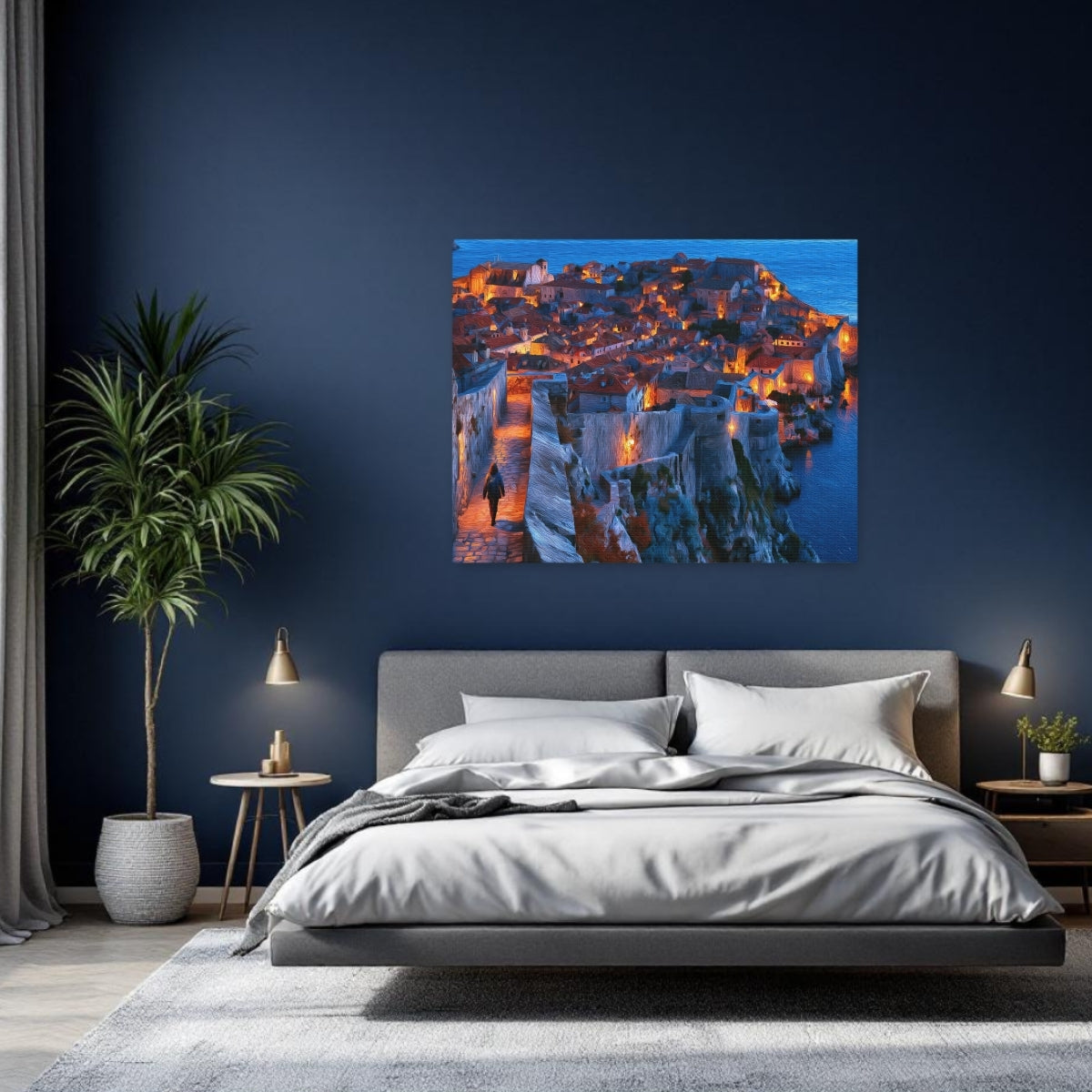 Dubrovnik City Walls at Dusk — Dubrovnik City Walls, Croatia Study No. 2