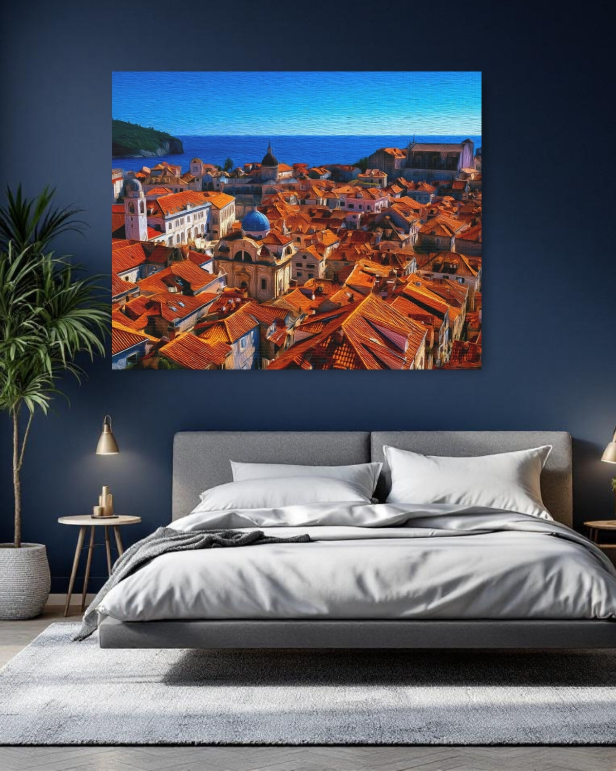 Dubrovnik Old Town Rooftops — Dubrovnik City Walls, Croatia Study No. 1