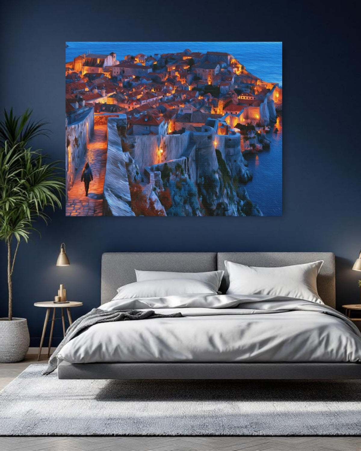 Dubrovnik City Walls at Dusk — Dubrovnik City Walls, Croatia Study No. 1
