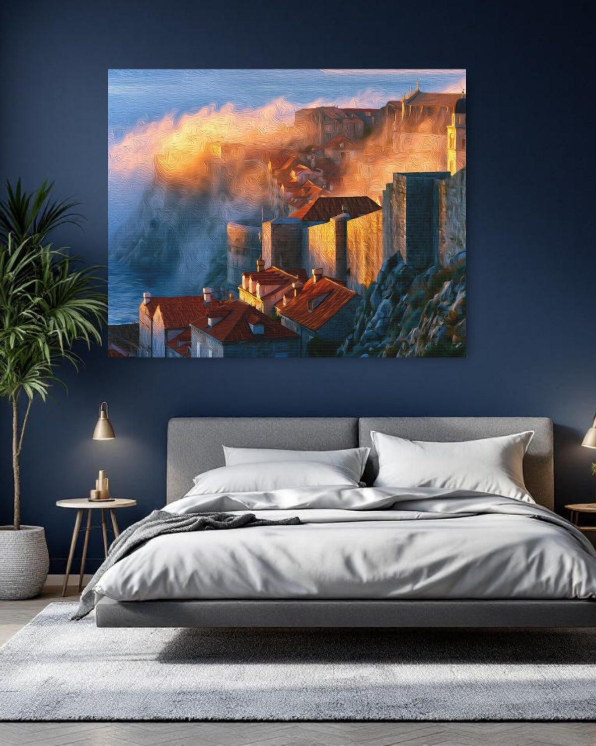 Dubrovnik City Walls Sunrise — Dubrovnik City Walls, Croatia Study No. 1