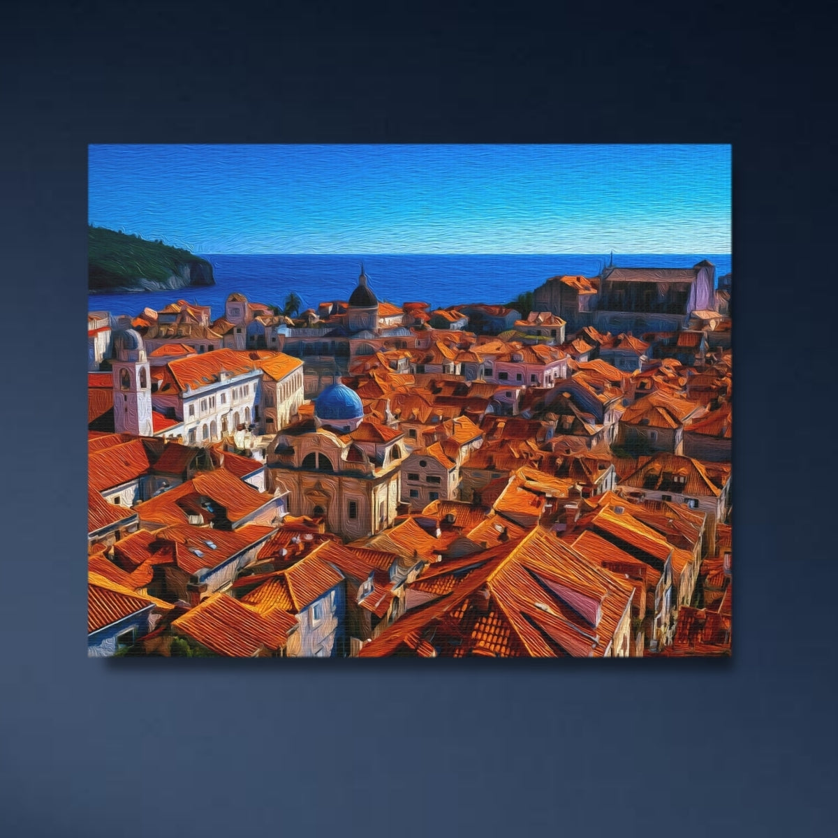 Dubrovnik Old Town Rooftops — Dubrovnik City Walls, Croatia Study No. 4
