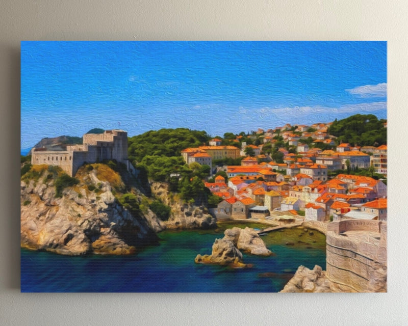 Fort Lovrijenac And Old Town Walls — Dubrovnik, Croatia