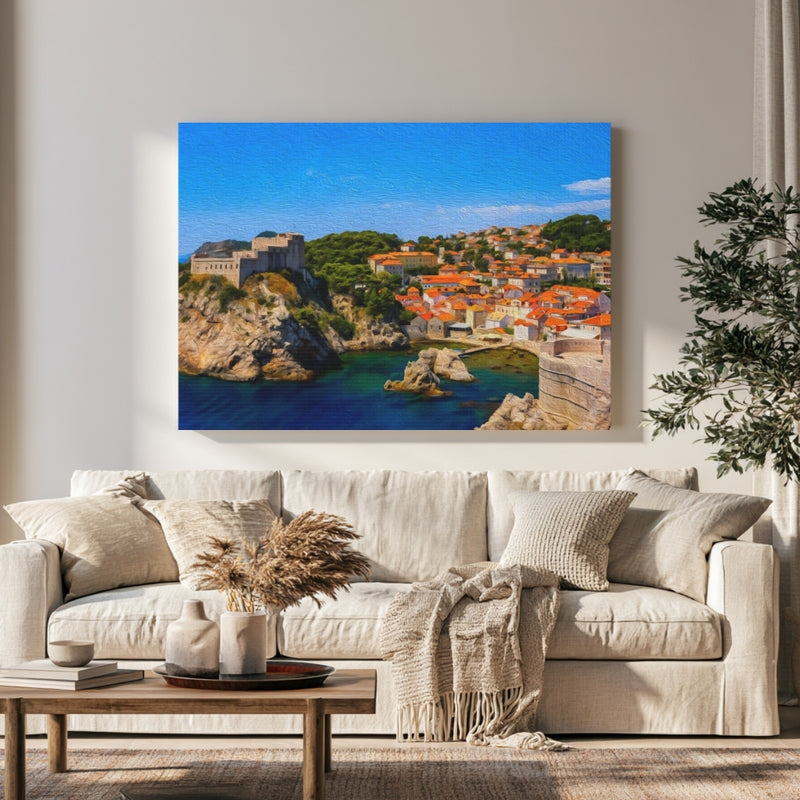 Fort Lovrijenac And Old Town Walls — Dubrovnik, Croatia, view 1