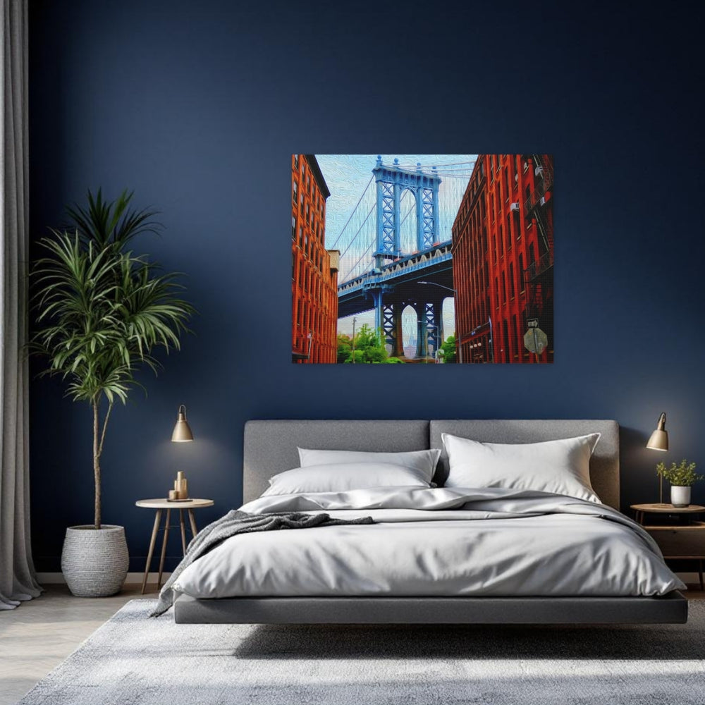DUMBO, Brooklyn | Manhattan Bridge DUMBO View | Original Series Gallery Canvas detail