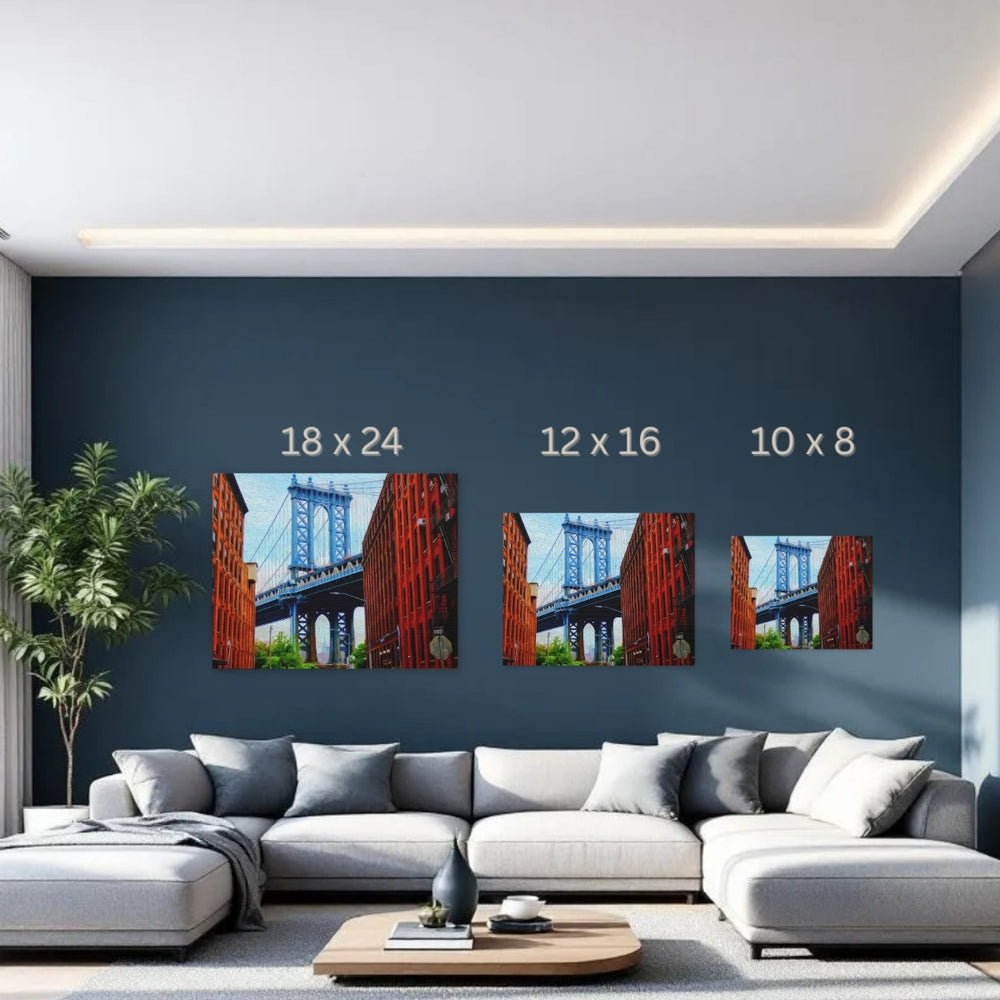 DUMBO, Brooklyn | Manhattan Bridge DUMBO View | Original Series Gallery Canvas detail