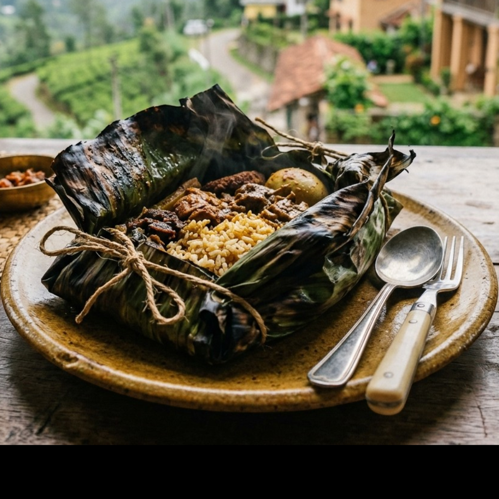 Local cuisine study in Ella, Sri Lanka