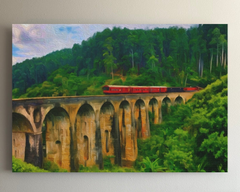 Nine Arch Bridge Train — Ella, Sri Lanka