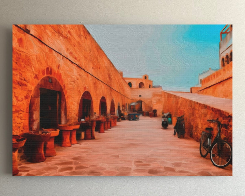 Medina Old Town Alley — Essaouira, Morocco