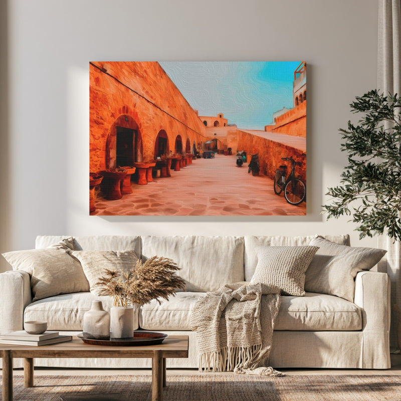 Medina Old Town Alley — Essaouira, Morocco, view 1