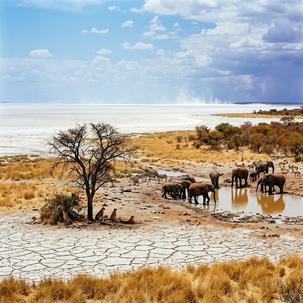 Botanical and pigment specimen study for Etosha National Park, Namibia