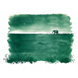 Etosha National Park canvas wall art