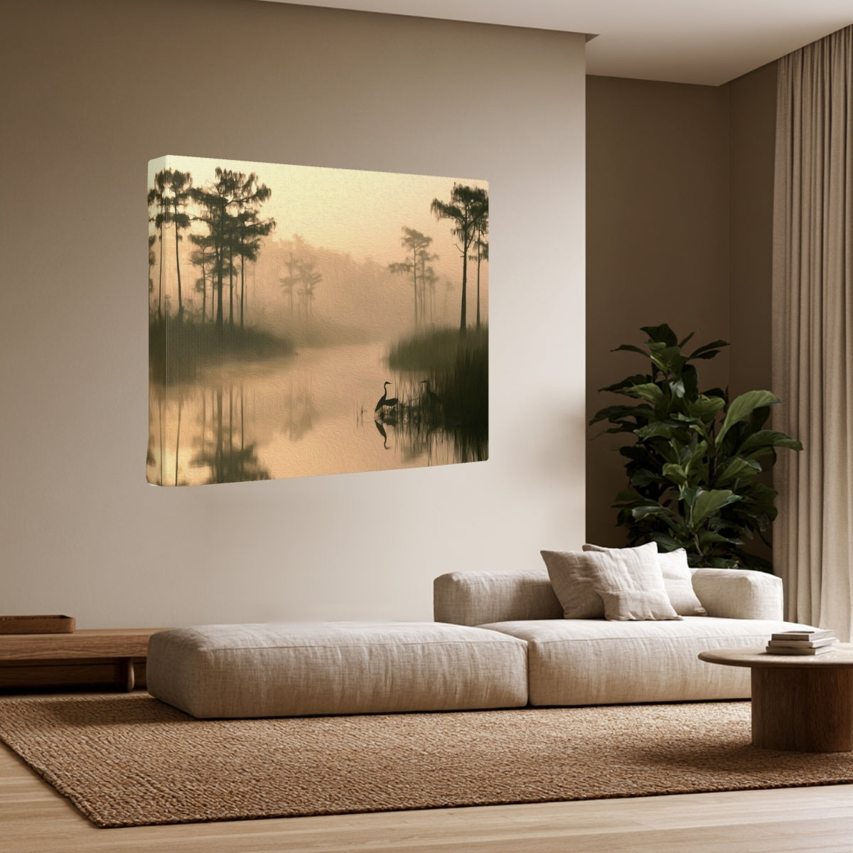 Cypress Swamp Morning Mist — Everglades National Park, Florida, view 2