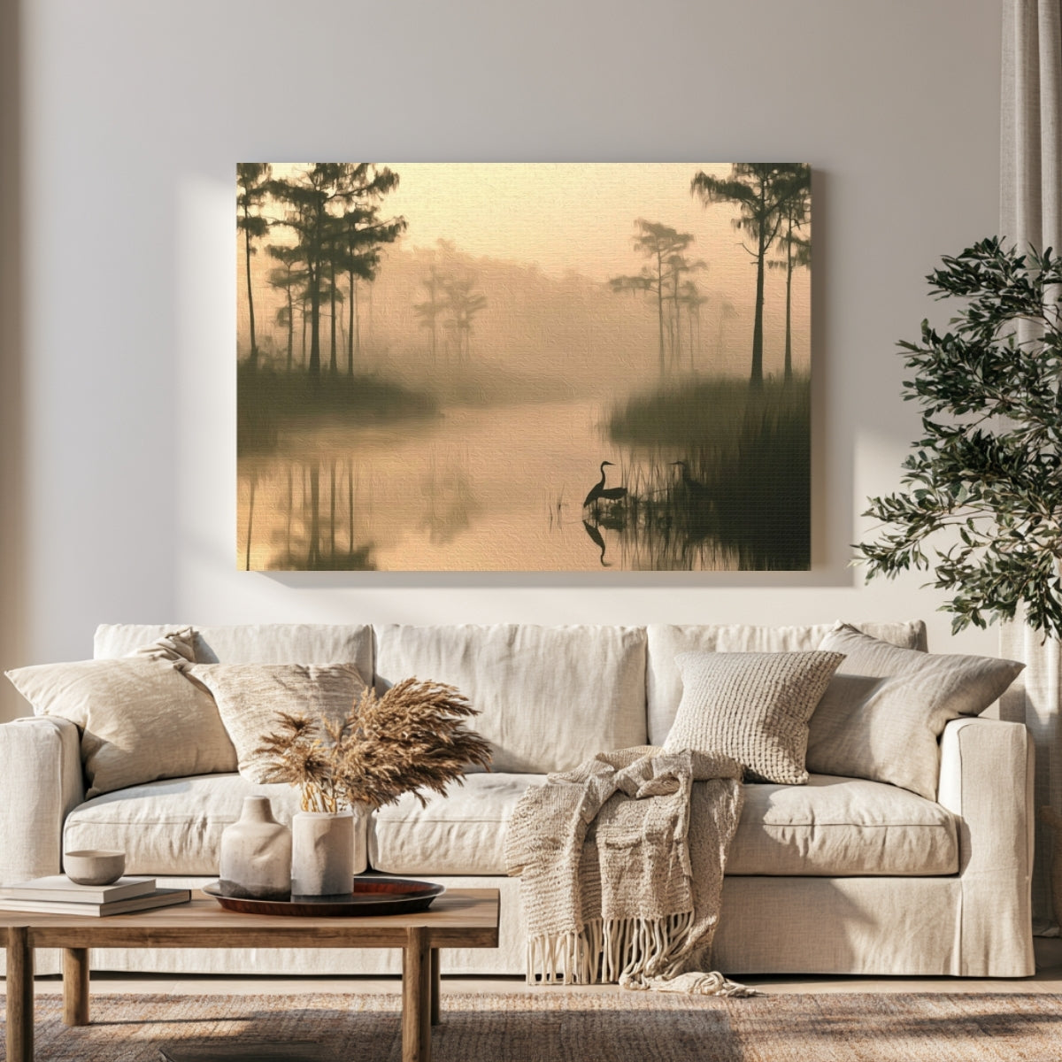 Cypress Swamp Morning Mist — Everglades National Park, Florida, view 1