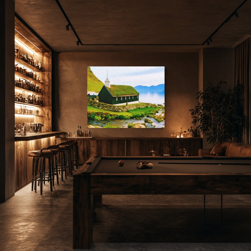 Bour Village Turf Church — Faroe Islands, Denmark, view 7