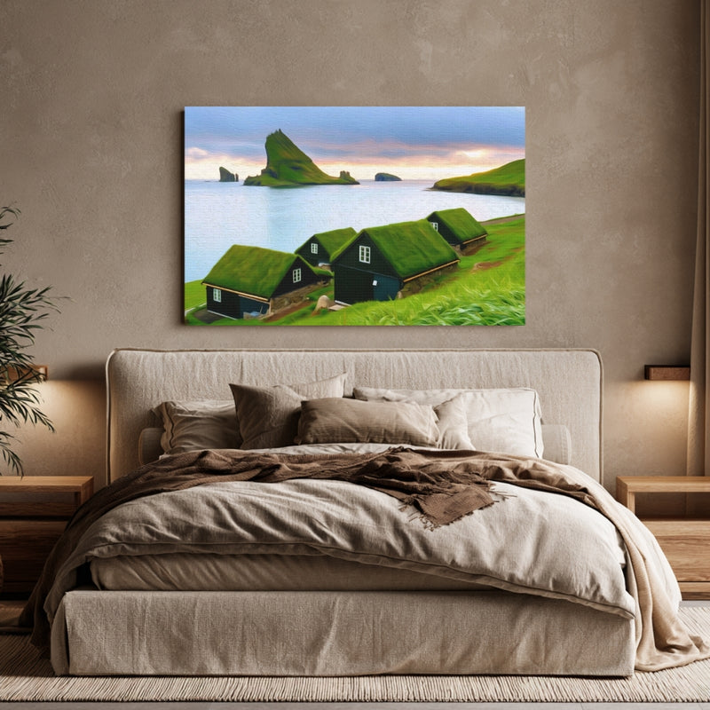Bøur Village Seastacks View — Faroe Islands, Denmark, view 6